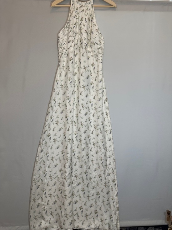 Rachel Zoe Dresses & Skirts - Rachel Zoe Olivia Grecian Goddess Gown Silk Blend Floral Halter Maxi Dress Sz 10